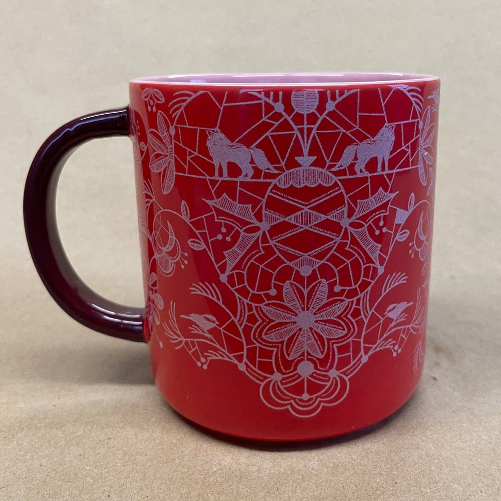 Starbucks Holiday Woodland Lace Mug-2022